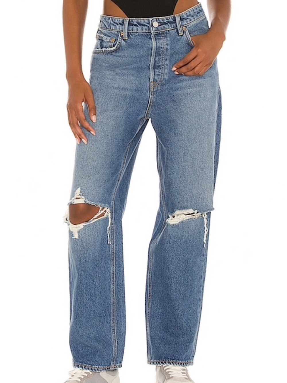 GRLFRND The Amanda Mid Rise Loose‎ Boyfriend Jeans Abbot Kinney NWT Size 25
